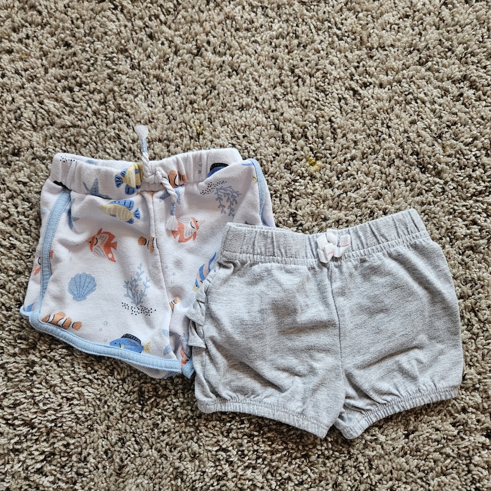 12 Month Infant Girl Shorts